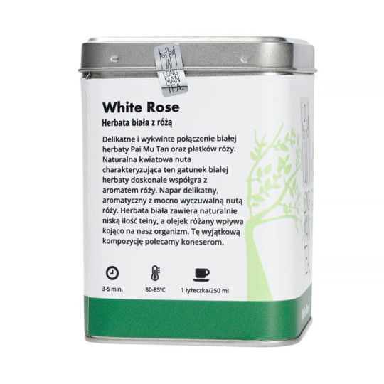 Long Man Tea - White Rose - Loose tea - 100g Caddy