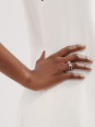 Double Pearl Ring in Sterling Silver Double Pearl Ring in Sterling Silver